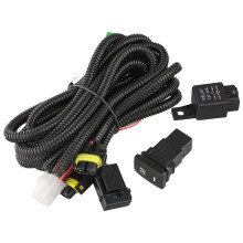H11 Fog Light Wiring Harness with LED Indicator Switch and