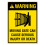 Moving Gate Warning Sign Aluminum 12 x 16 inch 1