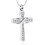 Birthstone Infinity Cross Urn Necklace for Ashes 1