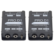 PRO D1 Passive Isolatorbox Audio-Isolator Bassgitarre DI-Box Impedanzkonverter DI-Box Strom-/Rausch-Mixer