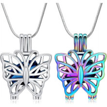 Butterfly Cremation Jewelry Pendant Stainless Steel Ashes