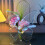 Acrylic Butterfly Flower Vase Transparent 1pc 1