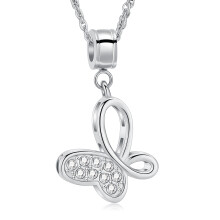Butterfly Urn Necklace for Women Ashes Pendant