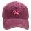 Pink Ribbon Embroidered Adjustable Baseball Cap Women 1 Pack 1