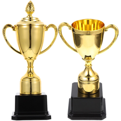 Kids Plastic Trophy for Competitions and Decorations 2 pcs
