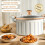 Enamel Cast Iron Dutch Oven 2.64 Gal with Lid 5