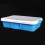 Stackable Plastic Sand Tray Set with Lid and Stickers, Blue 8