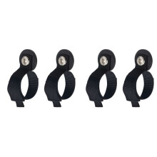 4X Strong Magnetic Hooks Anti-Scratch Utility Garage Hooks Heavy Duty Storage Strap Extension Cord Holder Tools