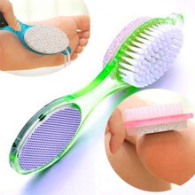 Foot Brush Tool with Pumice Stone for Exfoliation and