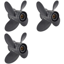 3X Propeller 4 Blade 9 1/4X10 for and Outboard BF8D/BF9.9D BF9.9/BF15A BF15D/BF20 8 Splines 58134-ZV4-010AH