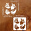 Ghost Stencil Plastic 11.8 x 11.8 Inch 4 Styles 2