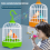 Electric Bird Toy with Light Sound Talking Feature Red 2