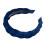 Solid Navy Blue Wide Headband Non-slip 1.18 Inch 1
