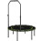 40" Foldable Fitness Trampoline Rebounder with Handle, Green 2