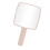 Hand Mirror with Handle Pink 6.3 x 11 Inch 1
