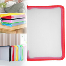 A4 Transparent Zipper Pouch Lightweight Plastic Document