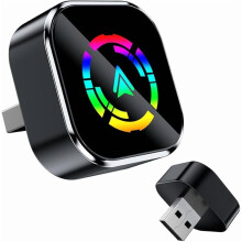 Wireless CarPlay Adapter for iPhone and Android Black A