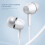 Wired Stereo Earphones with Microphone and Noise Isolation, 3