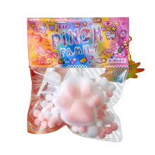 Soft Cat Paw Squeeze Toy Kawaii Mochi Sensory Stress
