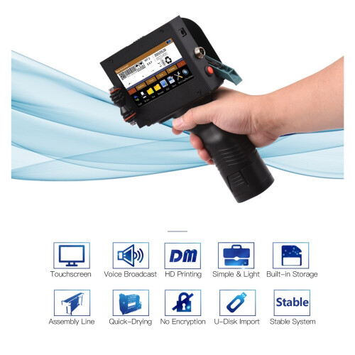 Handheld Inkjet Printer with 4.3-Inch Touch Screen 2