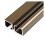 Sliding Folding Partition Door Hardware Track 2.5mm 2