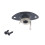Oval Indented Copper Alloy Guitar Jack Plate 1 Pack 3