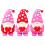 Valentine's Day Mini Gnome Figurines 5 25 50 or 100 pcs 5
