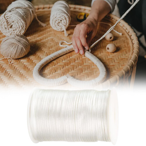 Satin Tail Rope for Jewelry Making 2mm x 100 Yd 2