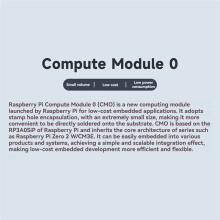 For Raspberry Pi CM0 Module Compute Module Core Board Without WIFI Based RP3A0 SiP for RPi