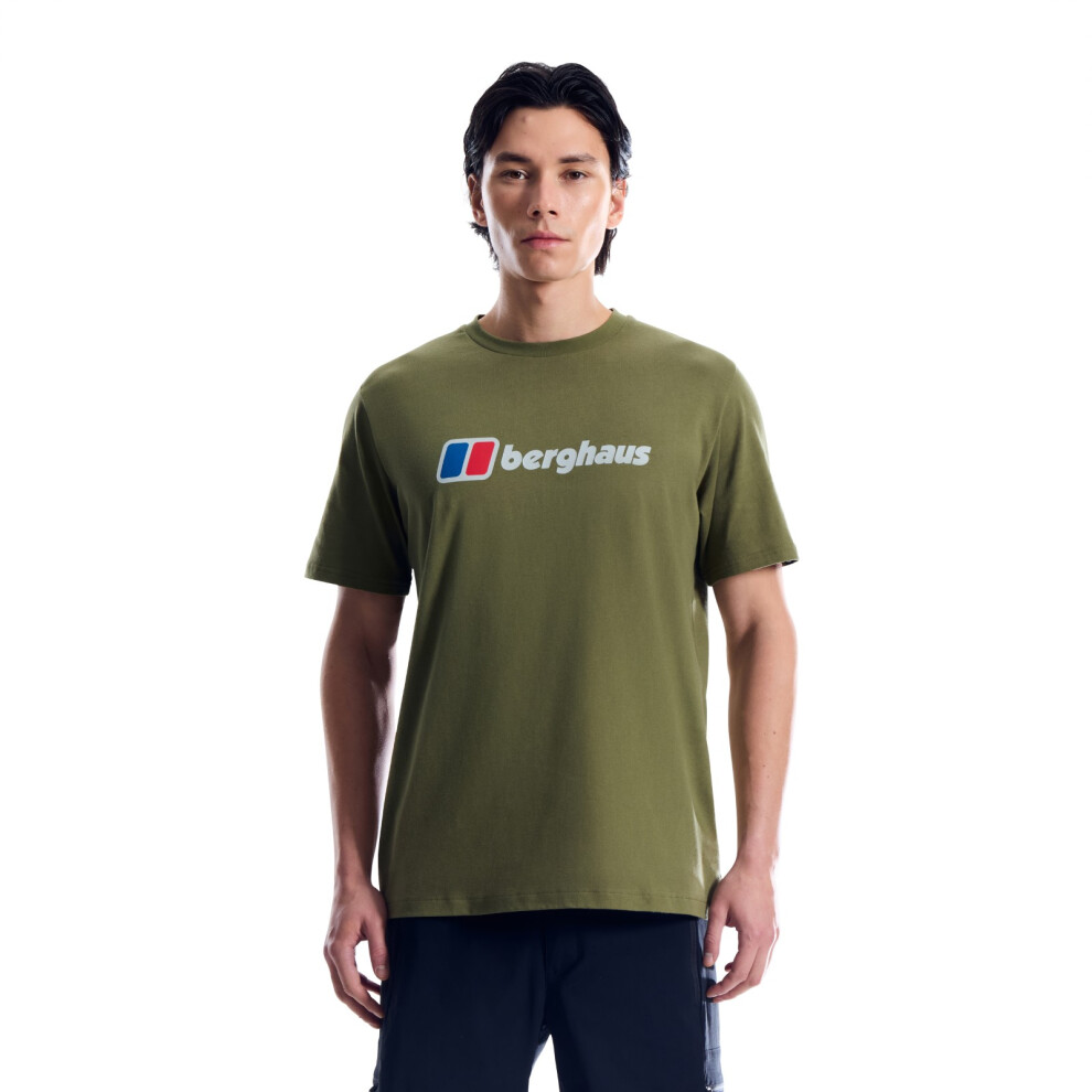 Berghaus (M, Cheviot Green) Mens Class Xl-Logo Short Sleeve T-Shirt