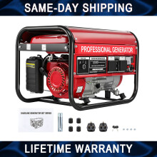 6500W 7.5HP Petrol Inverter Generator OHV 4-Stroke Recoil Start 220V Tri-fuel
