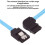 4pcs 90-Degree Right-Angle Bend SATA3.0 Data Cable Aluminum Foil 6gbps Computer Hard Drive Cable Straight Elbow 2
