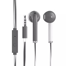 3.5mm Wired Earphones HiFi Sound Mic Ergonomic In-Ear 1 Pair