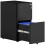 3-Drawer Steel Filing Cabinet with Lock - Black 1