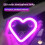 Solar Heart-Shaped LED Ambient Light, IP65 Waterproof, 2026 4
