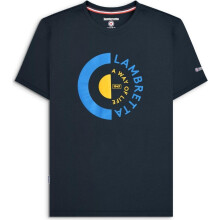 (L, Navy) Lambretta Mens Target Short Sleeve T-Shirt