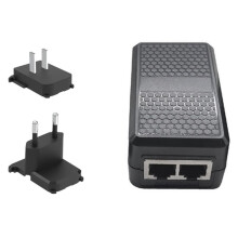 1000Mbps 30W POE Injector Plug Replaceable Gigabit 30W POE Injector Gigabit Plug Replaceable POE US Plug