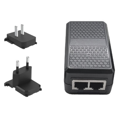 1000Mbps 30W POE Injector Plug Replaceable Gigabit 30W POE Injector Gigabit Plug Replaceable POE US Plug