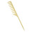 Wide Tooth Rat Tail Comb Plastic 1 Pack Yellow 1