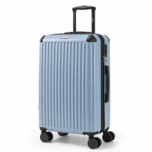 LUGG SkyRover 24In Hard Shell 66x44x25cm Suitcase, TSA Lock, 360 Degree Wheels, Internal Pockets, Airline Approved, Slate Blue