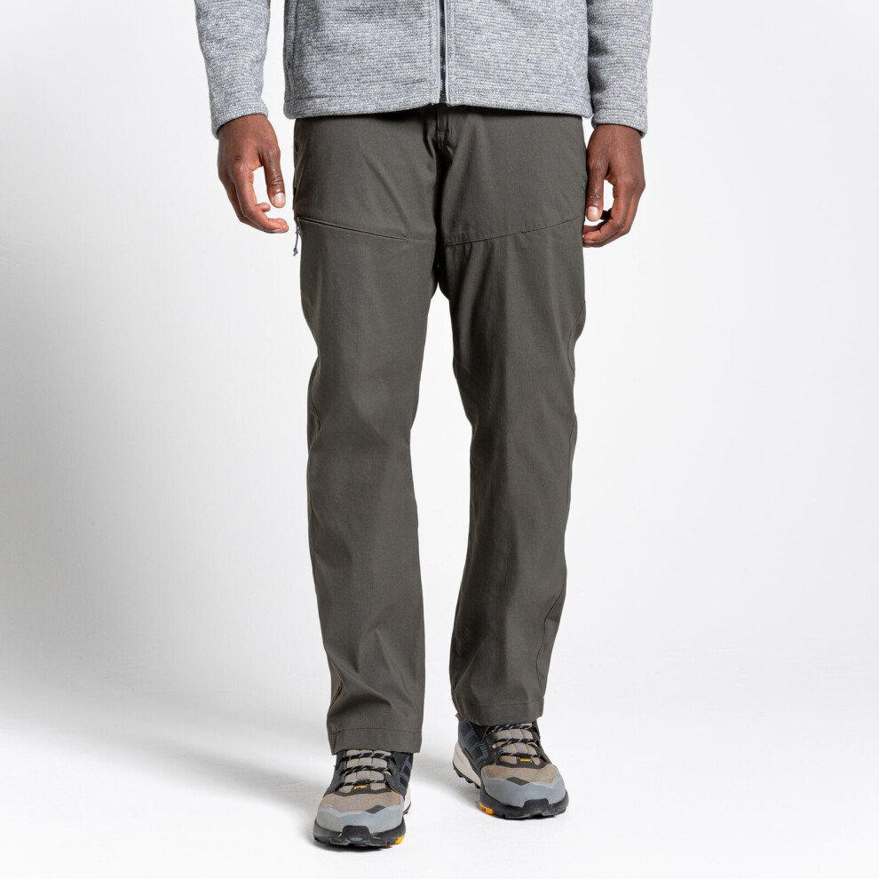 Craghoppers Men's Kiwi Pro Trouser: : :, Colour: Dark Dark Khaki 40W - Outdoor Action - Image 3
