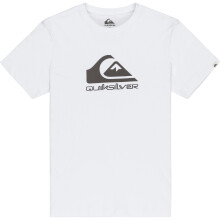 (8 Yrs, White) Quiksilver Kids EV Comp Logo Short Sleeve T-Shirt
