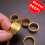 Stainless Steel Thimbles Set for Hand Sewing 5 Pcs 6
