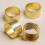 Stainless Steel Thimbles Set for Hand Sewing 5 Pcs 7