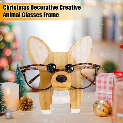 Wooden Animal Eyeglass Stand for Multiple Glasses 2