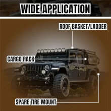 Kit de Placa de Suporte de Montagem de Alta Resistência para Rack de Carga de Teto de Off-Road com Buchas