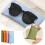 Glasses Case Leather Soft Automatic Closing 2-Pack 2