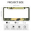 Dinosaur Trailer License Plate Frame Aluminum 2 PCS 3