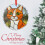 Orange Tabby Cat Glass Ornament 1 piece 3