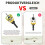 6-Piece Countersink Drill Bit Set, Pre-Drilling and Countersinking in One Step, with Depth Stop, 1/4 Inch Hex Shank 6